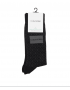 Ανδρικές Κάλτσες Calvin Klein Ck Men Sock 2p Badge Black 701224111-001